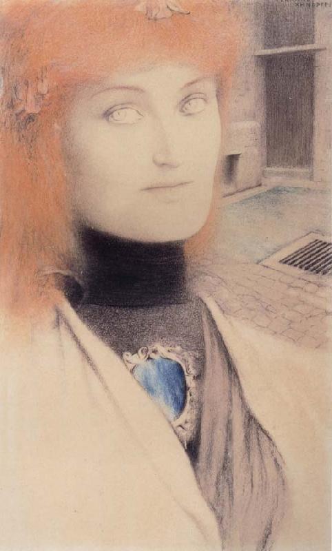 Fernand Khnopff Who Shall Deliver Me Sweden oil painting art